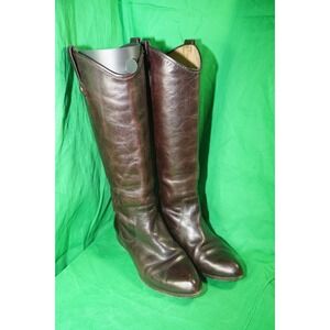Frye Womens‎ Cindy Western Boots Brown Leather Pull On Size 6M